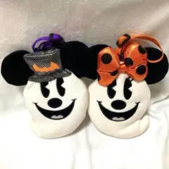 【廃盤品】ディズニー ミッキー ミニー ハロウィン ストラップポーチ 2個セット