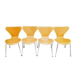 Fritz Hansen フリッツハンセン セブンチェア 4脚セット 送料込み①のサムネイル