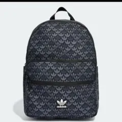 新品　adidas ロゴ　　モノグラム　パターン入りリュック 未使用