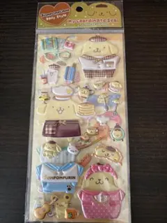サンリオ　ポムポムプリン マイコーディネートシール 1シート