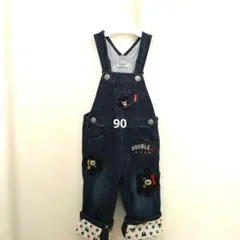 90cm　ミキハウスオーバーオール