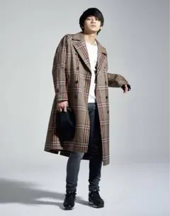 北村匠海着用 ブラックレーベルクレストブリッジ トレンチコート