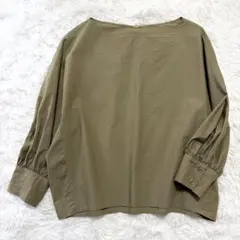 ミューズドゥドゥーズィエムクラス タイプライターギャザーブラウス 