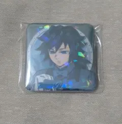 鬼滅の刃　モクテルバー　冨岡義勇　グリッター缶バッジ