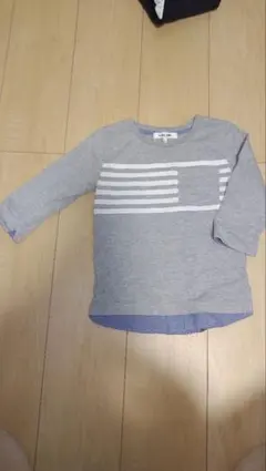 GLOBAL WORK グレー 七分袖カットソー L