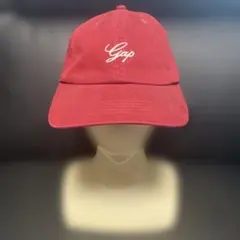 新品 GAPギャップ ロゴキャップ バーガンディ ワインレッド系 アジャスタブル