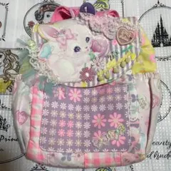ハンドメイド ゆめかわ ピンク うさぎ リュック 子供用