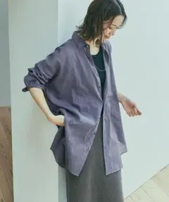 新品◆DOORS◆ラミーコットンビックシャツ《BLUE》◆アーバンリサーチのサムネイル