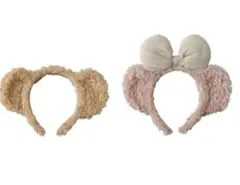 ダッフィ＆シェリーメイ カチューシャセット