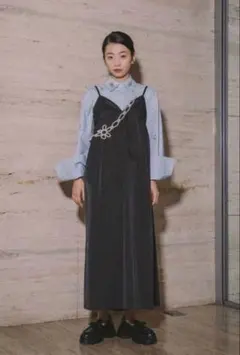 Bibiy. ARIANNE CAMI DRESS ブラック