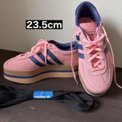 新品adidas スニーカー ピンク 23.5cm