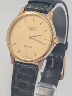 良品 1980年代製 LONGINES ロンジン Quartz メンズ 新品電池 - メルカリ