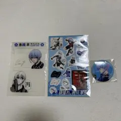 氷織羊 クリアカード ステッカー 缶バッジセット
