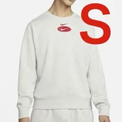 新品 ナイキ スウォッシュ スウェット トレーナー グレー Ｓサイズ 送料無料