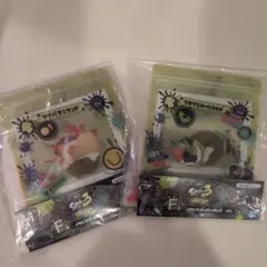 新品 スプラトゥーン3 一番くじ F賞 ジッパーバッグ アゲバサミ2・マキアミ1