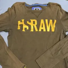 G-RAW オリーブグリーン 長袖カットソーのサムネイル