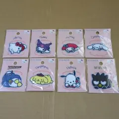 セリア サンリオパイルワッペン 8点セット