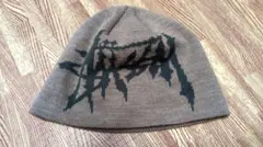 貴重美品！stussy ニット帽 ベージュ