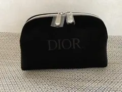 《Dior》ディオール ノベルティベロアポーチ ブラック 【新品未使用】
