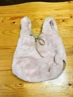 PLST フェイクファーバッグ