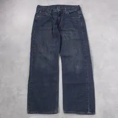 リーバイス569 Levis W30 ブルーデニム 青 ヒゲ 古着 18337