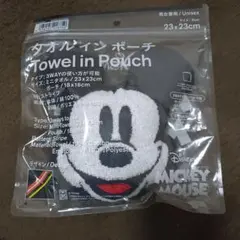 Disney ミッキーマウス タオルインポーチ新品未使用 残1点のサムネイル