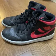 AIR JORDAN1 MID 27.5cm 赤黒