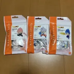 【新品.未開封】nanoblock ドラゴンボールキャラクターセット 3個