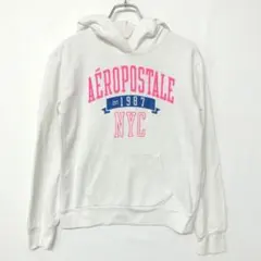 AÉROPOSTALE 古着 ロゴ プリント マフポケ スウェットフーディーのサムネイル