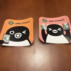 JRE POINT Suica ペンギン ステッカー 2種セット