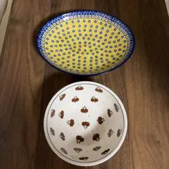 ポーランド食器 セラミカ皿 2枚セットのサムネイル