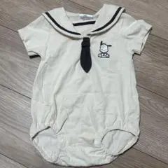 バースデイ フタフタ ポチャッコ ロンパース サイズ80