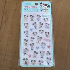 ディズニー　ミッキー　ミニー　ぷくぷくシール　 PUKU PUKU