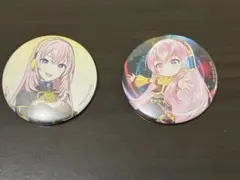 初音ミク　project circles 巡音ルカ　缶バッジ