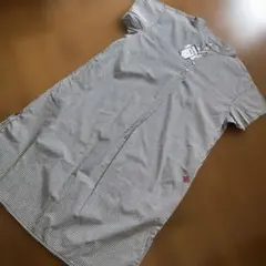 ノーザントラックギンガムチェック 半袖シャツ ワンピースMサイズ