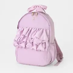 タグ付き新品未使用 Mサイズ パープル シフォンフリルリュック チェリーのサムネイル