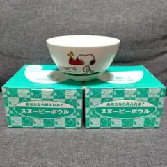 【箱入り未使用品】スヌーピー SNOOPY ピーナッツ　お椀　どんぶり　3個のサムネイル