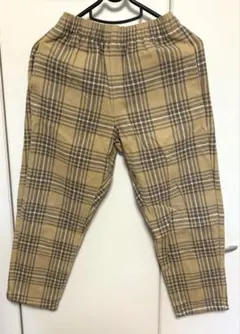 秋冬　チェック柄　ズボン　パンツ　ボトムス