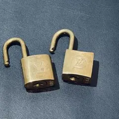 ルイヴィトン パドロック 南京錠 2点セット 鍵なし ジャンク扱い