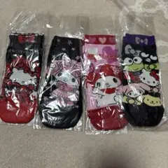 ハローキティ・マイメロディ ソックス 4足セット