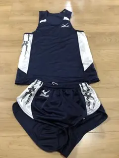 Mizuno ランニングウェアセット ネイビー