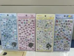 【正規品】ボンボンドロップシールミニ　しずくちゃん 4種類セット
