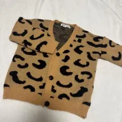 SHEIN キッズ 女の子 レオパード柄 カーディガン 100cm