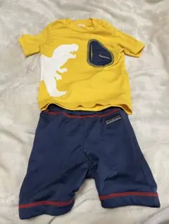 Combi mini 恐竜プリント 水着セット 90cm