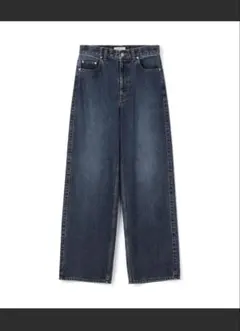 MACPHEE ダークブルーデニム ワイドパンツ サイズ　36