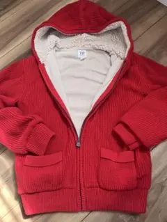 ニット 裏ボア パーカー 未使用 140