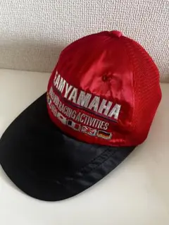 企業ロゴ　刺繍　キャップ　YAMAHA RACING ヴィンテージ90s 日本製のサムネイル