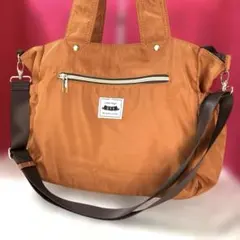 『新品未使用』a.v.v オレンジ2wayトートバッグのサムネイル