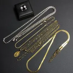 ネックレス　まとめ売り　ピアス　アクセサリー　ゴールド　ブレスレット　J1