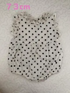 韓国子ども服 女の子 ドットロンパース